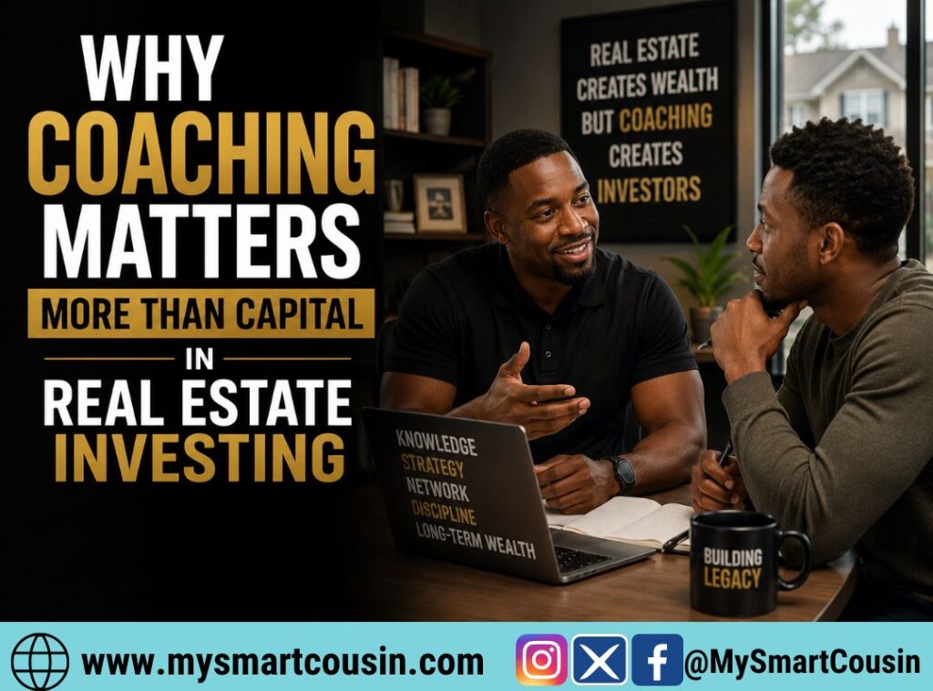 WHY COACHING MATTERS MORE THAN CAPITAL IN REAL ESTATE INVESTING 